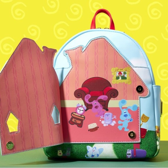 Loungefly Blues Clues Open House Backpack Shoulder Bag Purse NWT main image 14